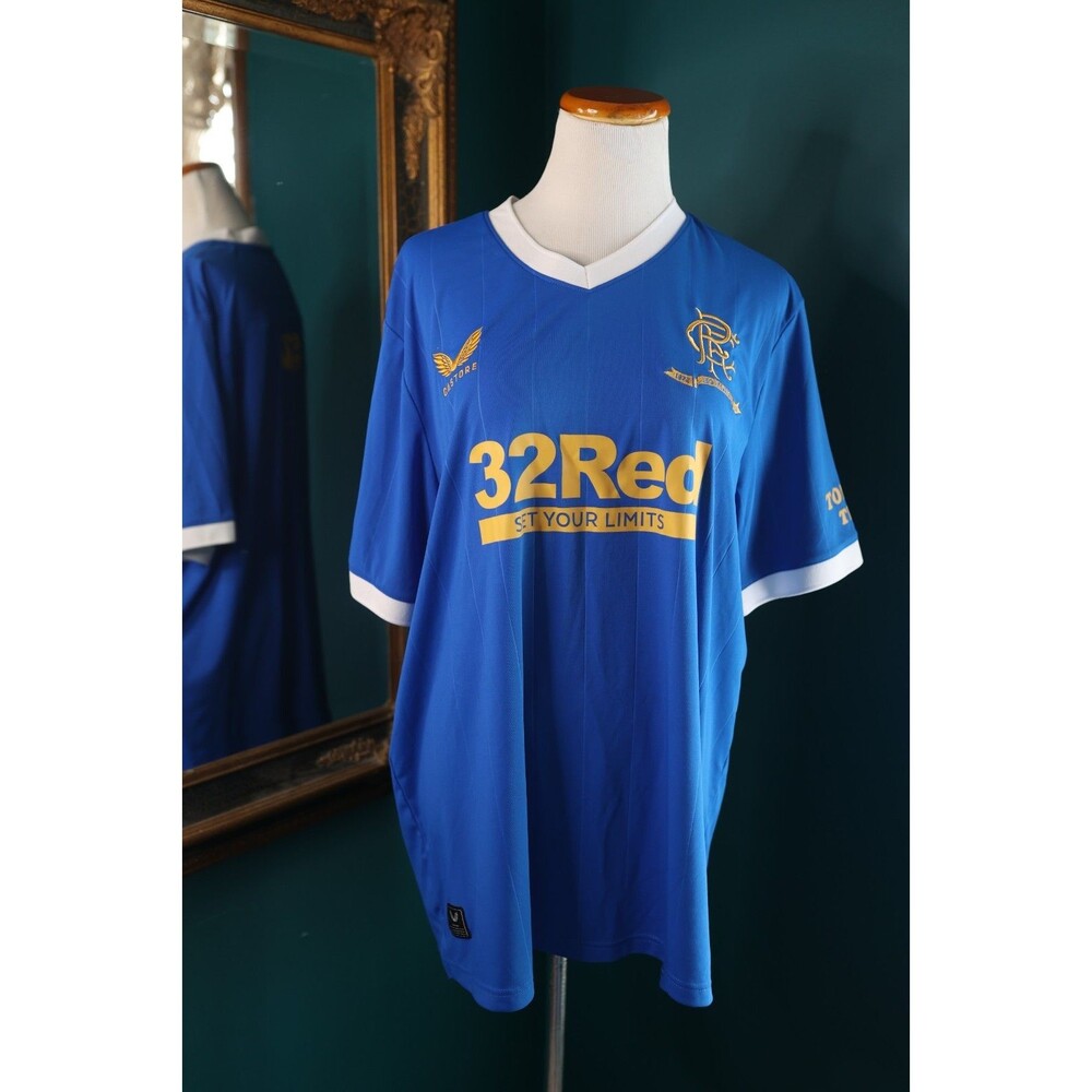 Glasgow Rangers 2021 2022 Home Football Shirt Soccer Jersey Castore Men XXXL